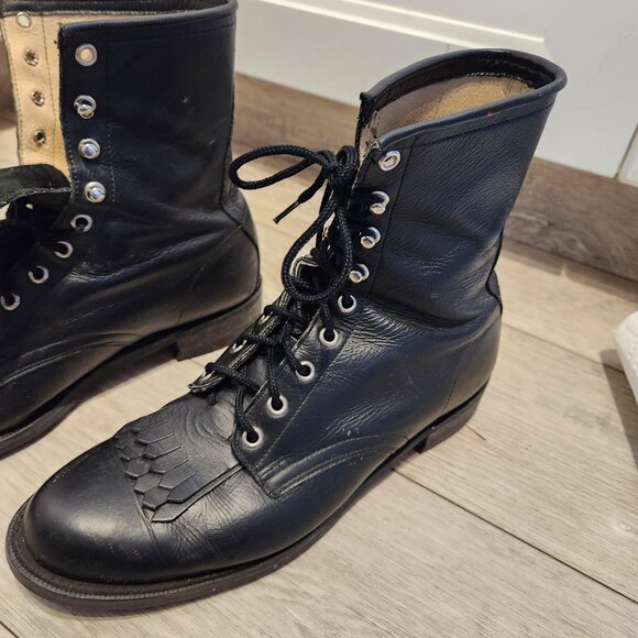 Biltrite Women's Leather Roper Boots - Picture 9 of 9